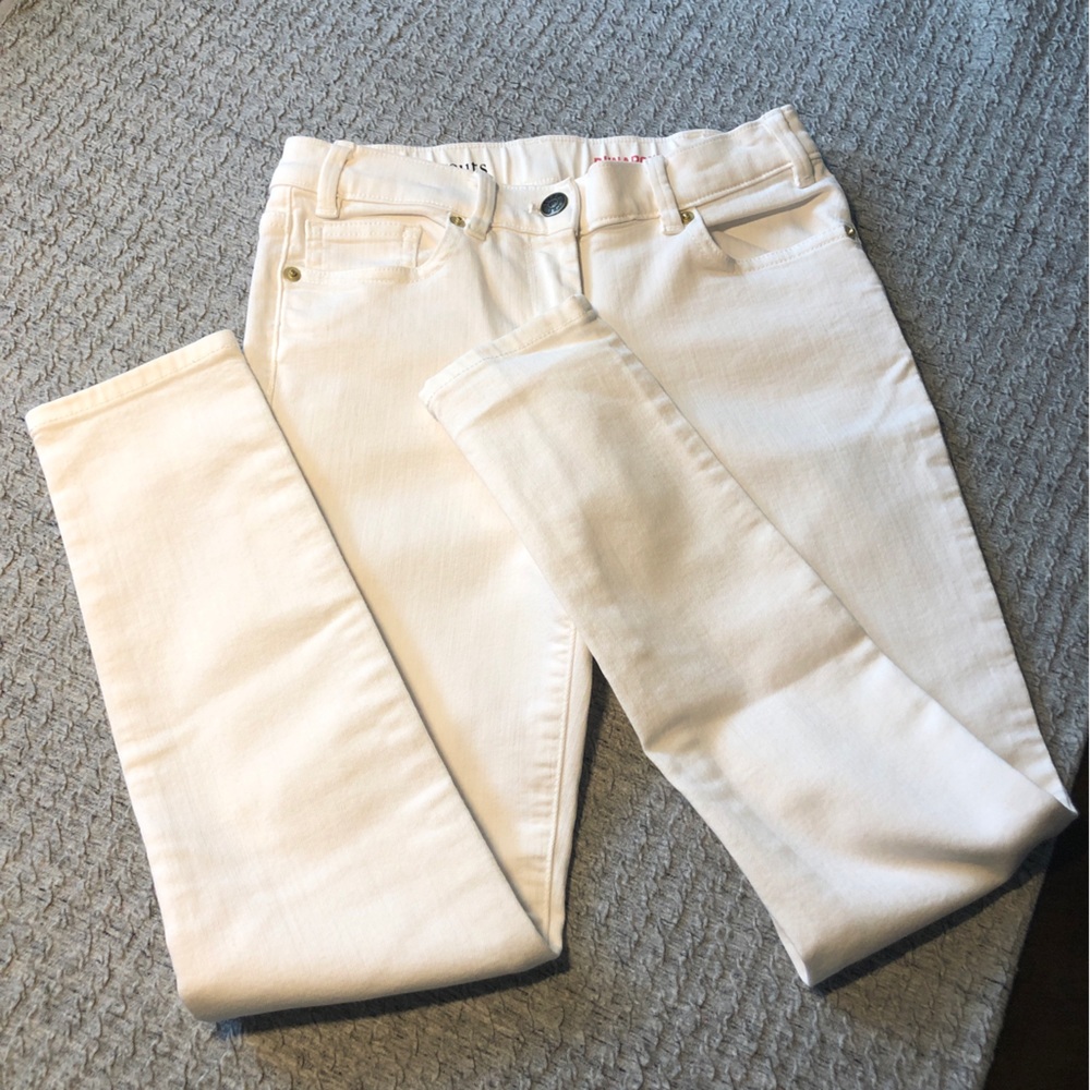 Crewcuts White Runaround Jeans 12